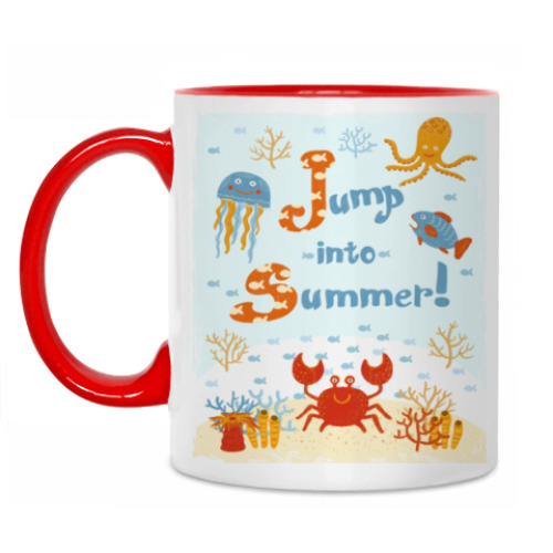 Кружка Jump into summer!