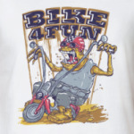 Байкер на мопеде