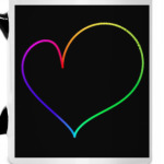  Радужное сердце