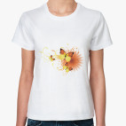 Женская футболка, белая