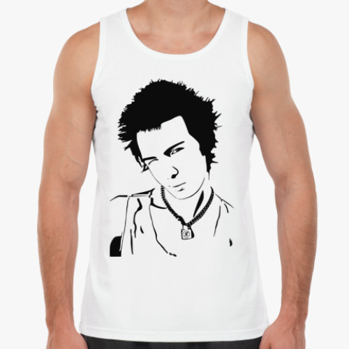 Майка с принтом  Sid Vicious