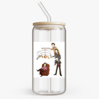 Банка с бамбуковой крышкой