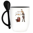 Кружка с ложкой