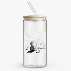 Банка с бамбуковой крышкой