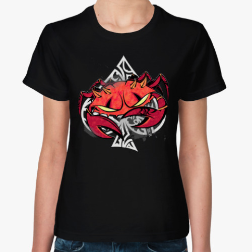 Женская футболка Краб Мэрино