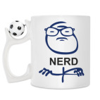 Кружка с футбольным мячиком