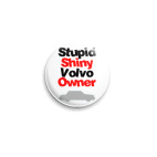 Значок 25 мм  Volvo owner