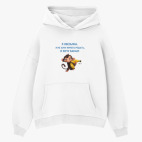 Толстовка худи оверсайз