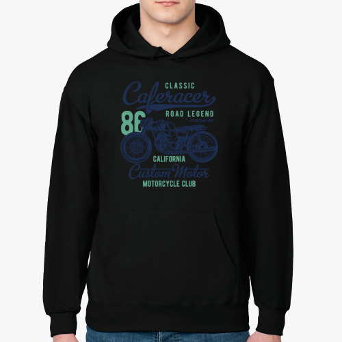 Толстовка худи с принтом Classic Caferacer