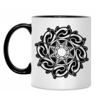 Кружка двухцветная