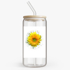 Банка с бамбуковой крышкой