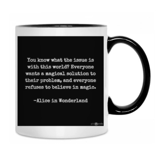 Кружка с принтом Алиса в стране чудес/ Alice in wonderland