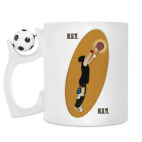 Кружка с футбольным мячиком