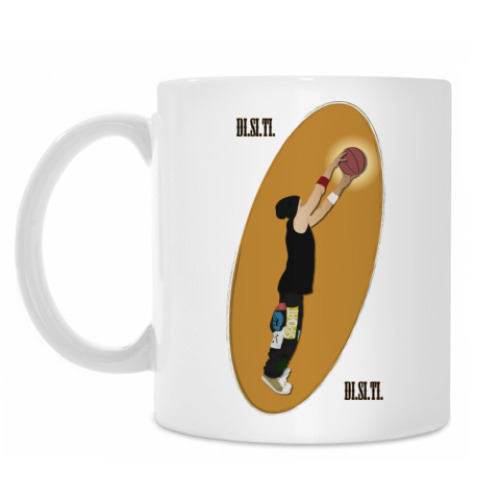 Кружка с принтом baller