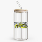 Банка с бамбуковой крышкой