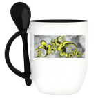 Кружка с ложкой