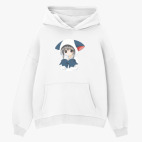 Толстовка худи оверсайз