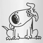 Смешная собачка