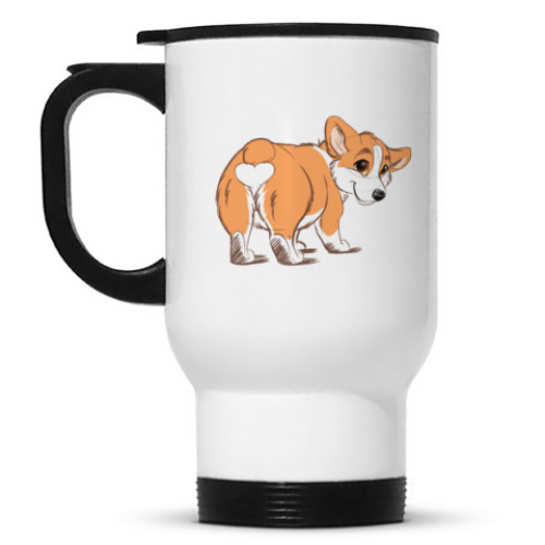 Кружка-термос corgi butt
