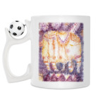 Кружка с футбольным мячиком