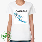 Женская футболка органик