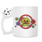 Кружка с футбольным мячиком