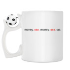 Кружка с футбольным мячиком