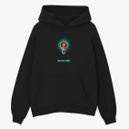 Толстовка худи оверсайз