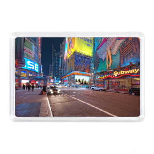 Магнит с принтом Нью-Йорк