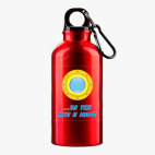 Металлическая бутылка 400 мл UV-DTF