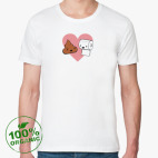 Мужская футболка органик