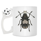 Кружка с футбольным мячиком