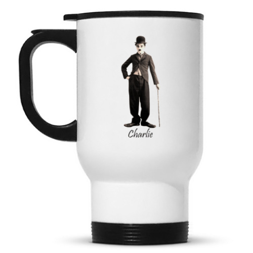 Кружка-термос с принтом Чарли