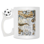 Кружка с футбольным мячиком