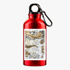 Металлическая бутылка 400 мл UV-DTF