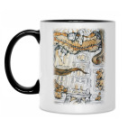 Кружка двухцветная