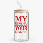 Банка с бамбуковой крышкой