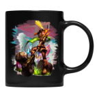 Кружка цветная UV-DTF