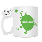 Кружка с футбольным мячиком