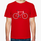 Классическая футболка Велосипед фикс (fixie)