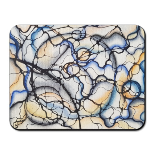 Коврик для мыши с принтом нейрографика