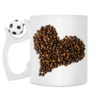 Кружка с футбольным мячиком