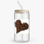 Банка с бамбуковой крышкой