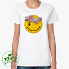 Женская футболка органик