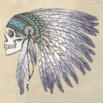 Череп индейца