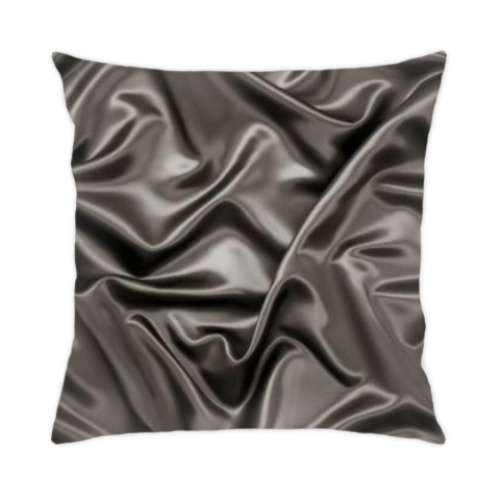 Подушка с принтом Шёлк