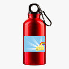 Металлическая бутылка 400 мл UV-DTF