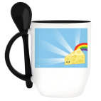 Кружка с ложкой