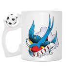 Кружка с футбольным мячиком