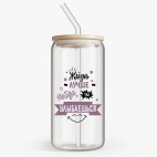 Банка с бамбуковой крышкой